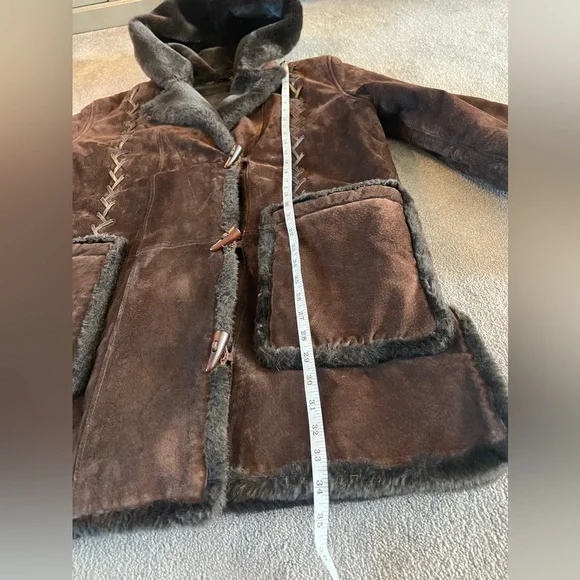 Vintage Fleet Street Leather Mid-Length Coat - Picture 9 of 12